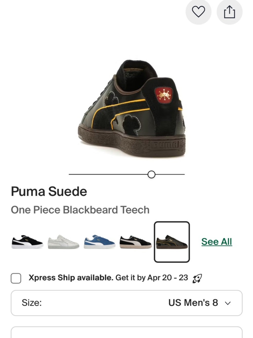 Puma suede NIB - Picture 3 of 5